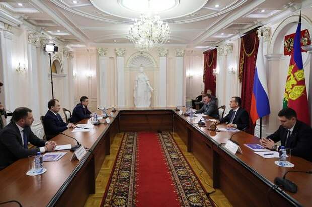 Губернатор Кондратьев встретился с гендиректором Росводоканала