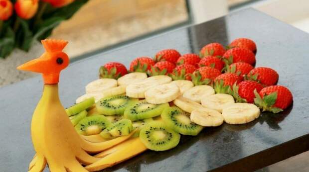Карвинг – невероятные композиции из овощей и фруктов