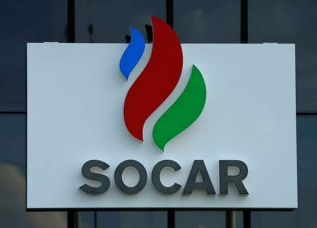 The logo of Azeri state oil company SOCAR is seen near Gori, Georgia, May 3, 2016. REUTERS/David Mdzinarishvili