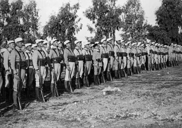 Солдаты Легиона во время Первой мировой войны
