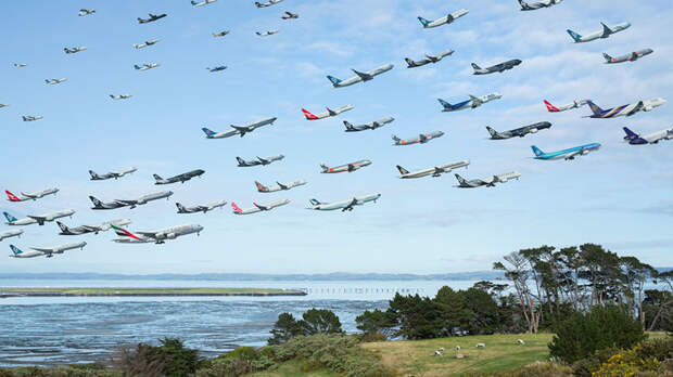 13. Окленд (AUK) аэропорты мира, самолеты, фотограф Майк Келли, фотографии самолетов