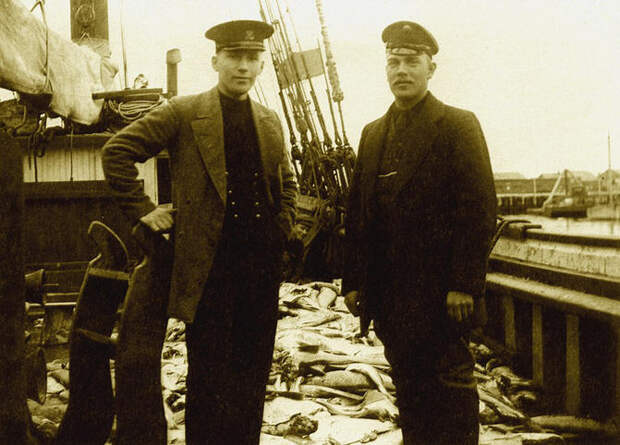 Норвежец и русский - капитаны рыболовецких шхун