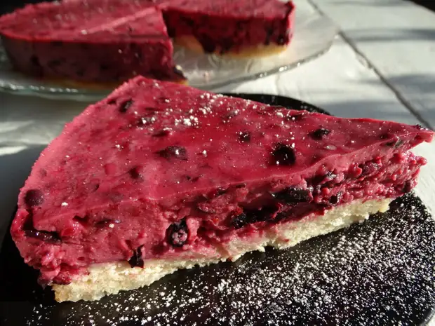 Мой летний хит «Смородиновый чизкейк» (Съедаем с мужем под кофеёк и просто кайфуем)
