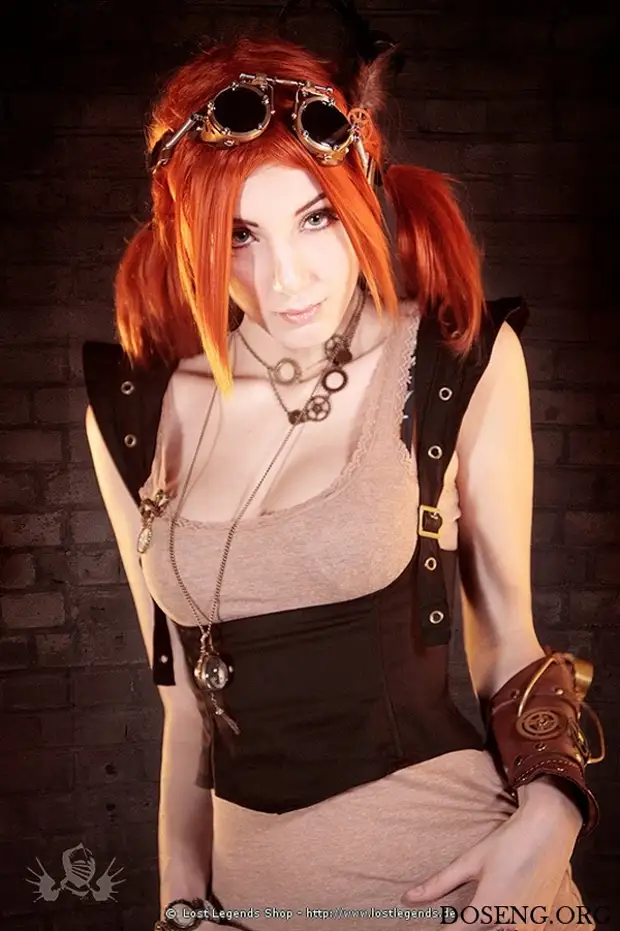 Hot Redhead Cosplay