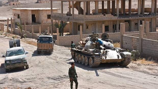 Сирийские военные в Дейр-эз-Зоре. Архивное фото