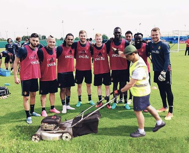 Good Training Today Guys! Mowing The Football Field Went Slower Than I Thought, Almost Finished!