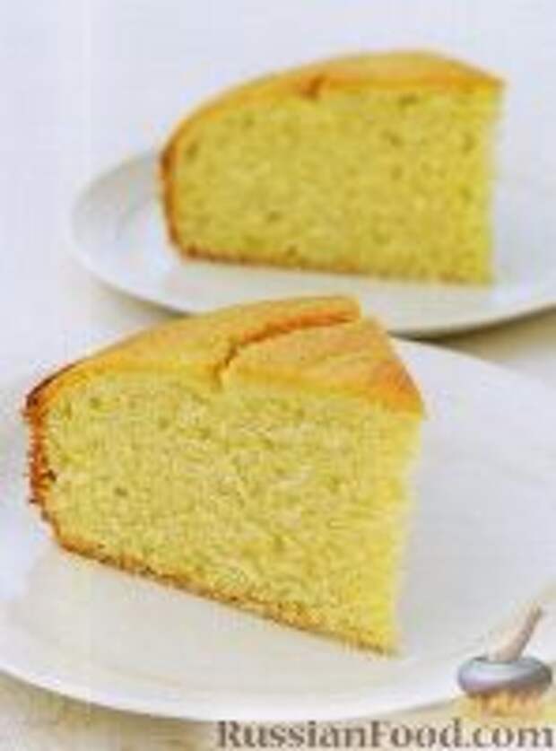 Фото к рецепту: Лимонный пирог "Мадейра"