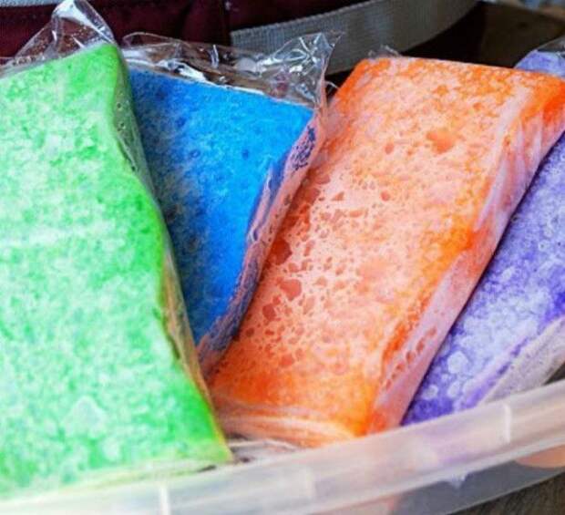 Охладить продукты в сумке. Охладить продукты в сумке