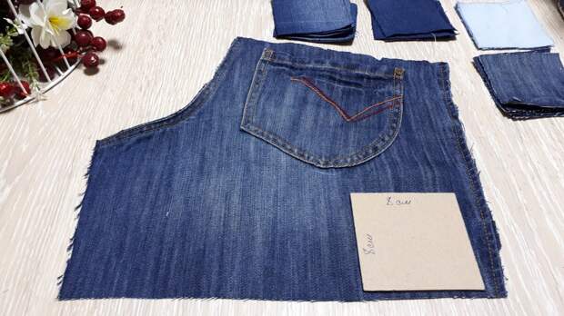 Писала, писала про пэчворк и решила - все, шью джинсовую подушку, сколько можно только одни чужие работы смотреть, пора и самой, что нибудь сотворить!-5