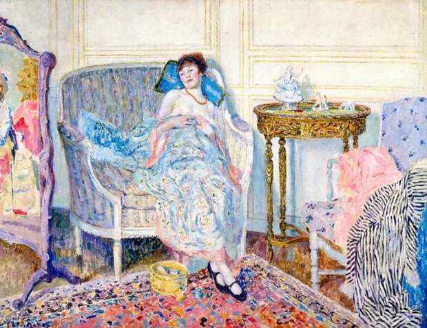 художник Фридрих Карл Фриске (Frederick Carl Frieseke) картины – 06