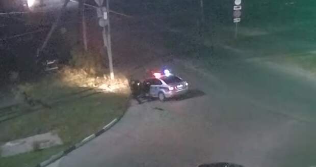 Момент полицейской погони в Рязани попал на видео