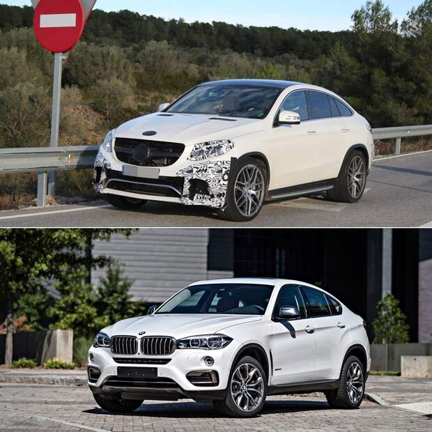 Новый Mercedes-Benz копирует BMW X6 Новый Mercedes-Benz копирует BMW X6 bmw, gle, gle coupe, mercedes-benz