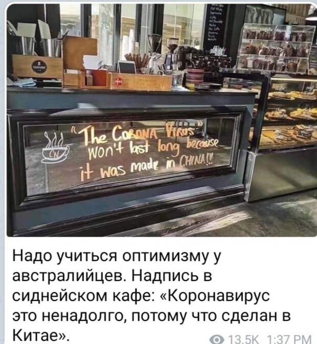 Коронавирус это ненадолго, потому что сделан в Китае Коронавирус это ненадолго, потому что сделан в Китае
