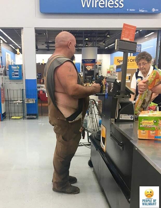 Странные посетители американских супермаркетов People Of Walmart, америка, люди, магазин, мода, одежда, чудики