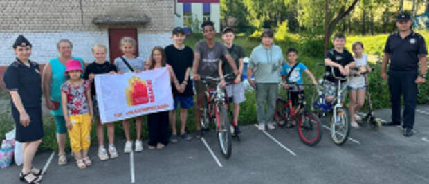 В Ивановской области сотрудники Госавтоинспекции во время летних каникул продолжают проводить профилактические мероприятия с детьми