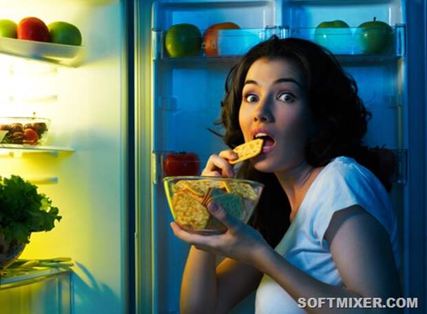 fridge with food