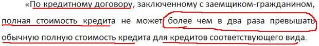 Ростовщические сделки
