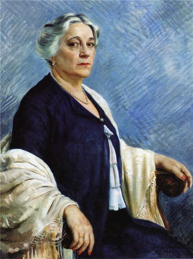 Иола Торнаги-Шаляпина. Портрет Б. Ф. Шаляпина, 1934 год.