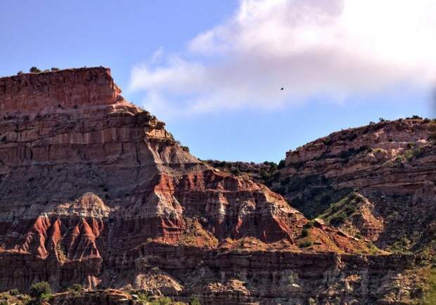 Широкие просторы Каньона Пало Дуро в Техасе, США (Palo Duro Canyon, Texas, USA)