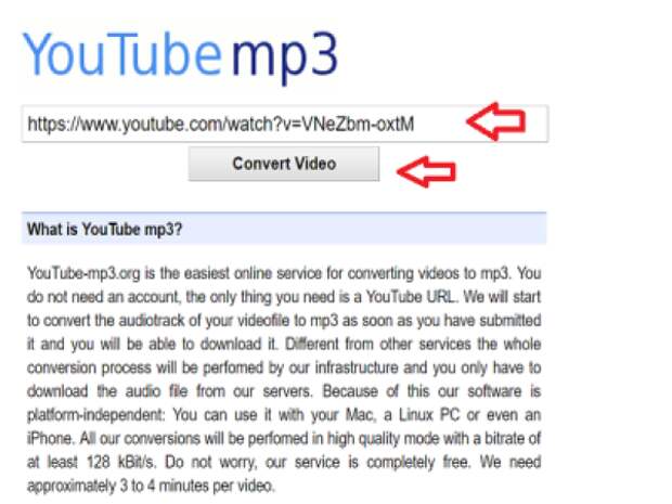 Конвертировать YouTube в MP3 онлайн бесплатно