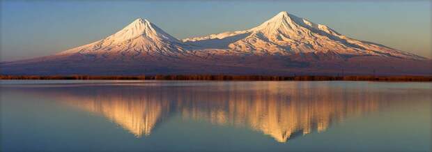 спящие вулканы Большой и Малый Арарат фото