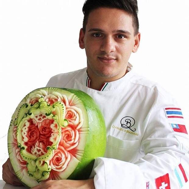 Карвинг — произведения искусства из овощей и фруктов