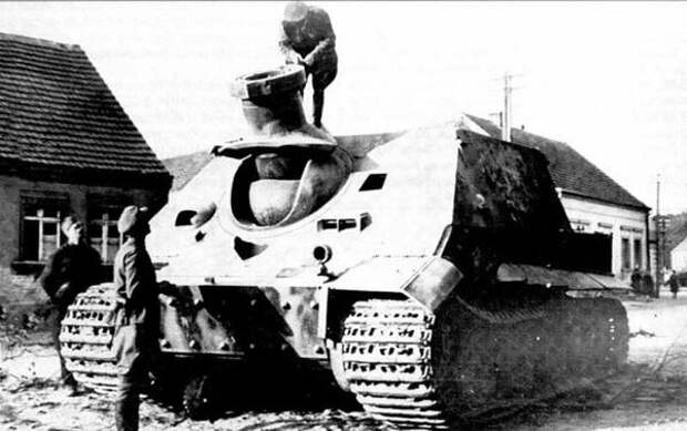 Штурмтигр. Захвачен частями 3 А 1-го Белорус.фронта. р.Эльба, 1945 г. 