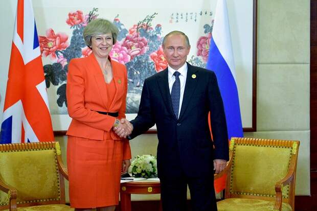 Картинки по запросу Путин и Тереза мэй фото