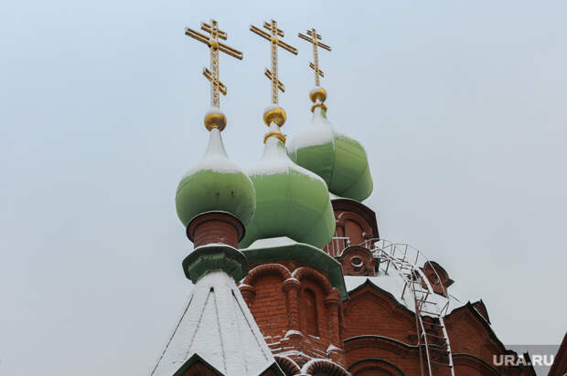 Объезд городских территорий Борисом Дубровским. Челябинск, купола храма, рпц, вера, религия