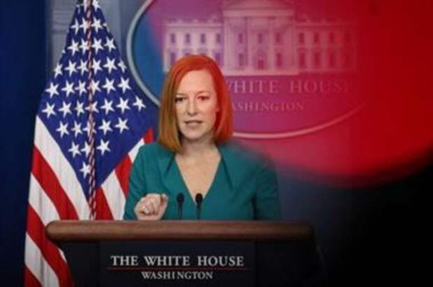 Press Secretary Jen Psaki holds a media briefing at the White House in Washington, U.S., December 14, 2021. REUTERS/Evelyn Hockstein