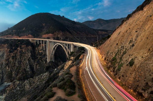 Мост Биксби, Калифорния  Северная Америка, путешествие, фотография