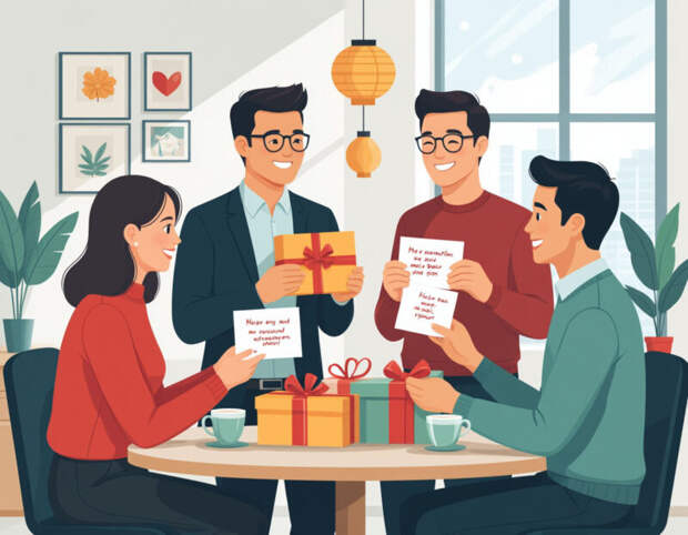 Оформление новогодних корпоративных открыток: стратегии, дизайн и деловой этикет