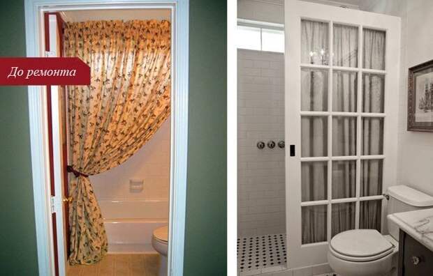 До и после: ванная во французском стиле