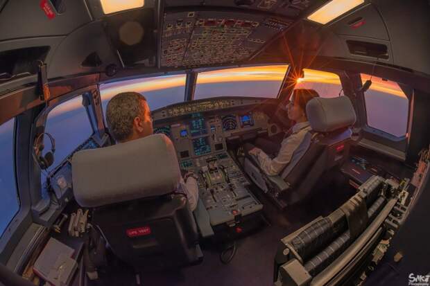 25 фотографий, сделанных пилотами из кабин самолетов fromcockpit05 25 фотографий, сделанных пилотами из кабин самолетов