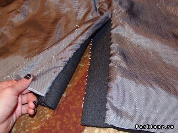 Как правильно пришить подкладку к пальто пошаговое