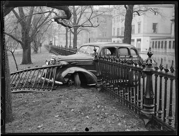 Фото подборка аварий на дорогах Америки в 1930—1950 годах