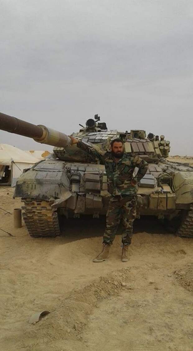 Основные танки Т-72Б в сирийском конфликте