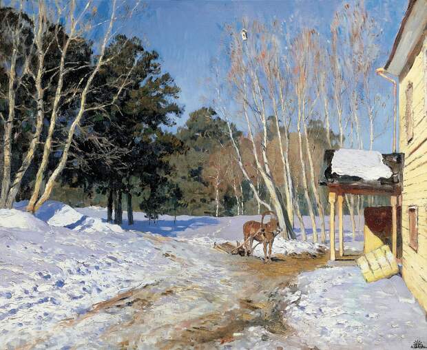 Русская зима в живописи