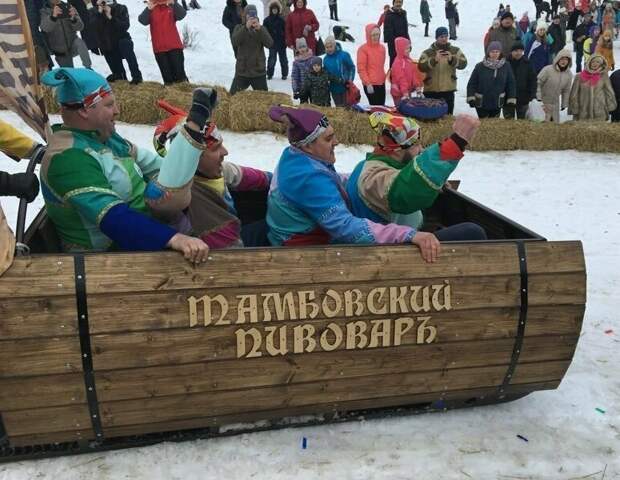 Самые креативные санки только на фестивале в Тамбове Самые креативные санки только на фестивале в Тамбове