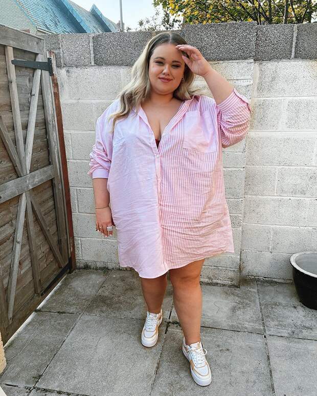 Балерина размера plus-size из Великобритании