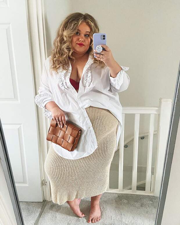 Балерина размера plus-size из Великобритании