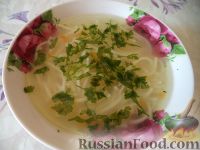 Фото к рецепту: Простой куриный супчик