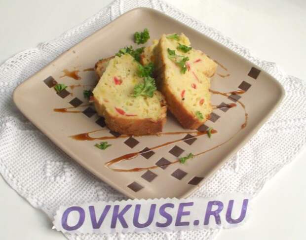 Закусочный сырный кекс