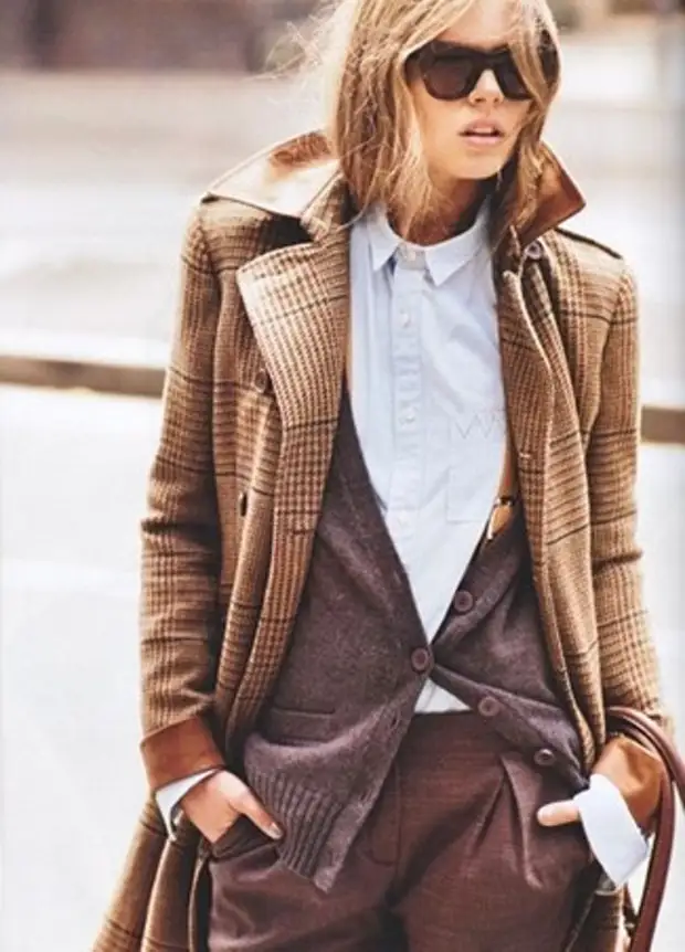 Образы с коричневым пиджаком