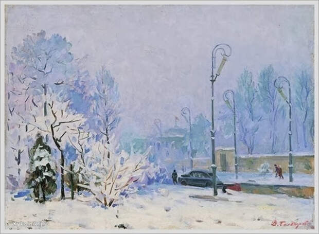 Болдырев Владимир Степанович (1911-1993) «Зима в Киеве»