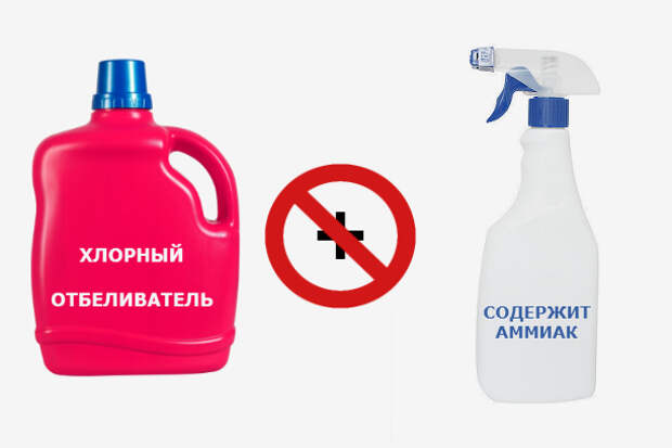 Средства бытовой химии, которые ни в коем случае нельзя смешивать между собой
