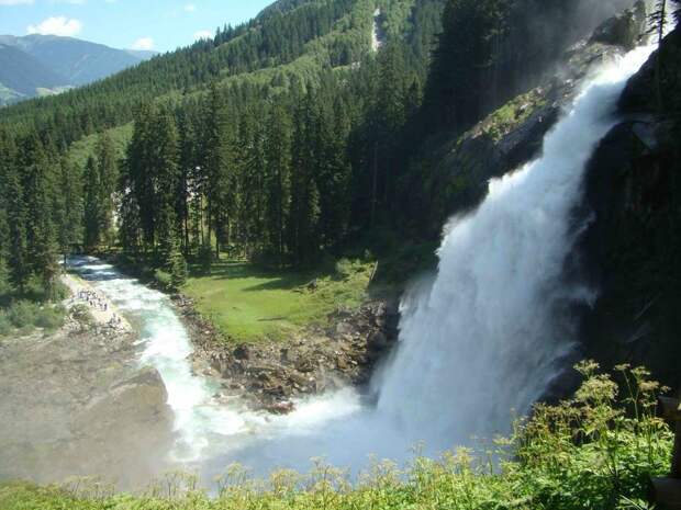 Криммльский водопад (Krimml Falls) cамый высокий в европе