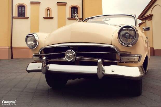 Кабриолет из ГАЗ 21 в американском стиле авто, газ, волга, газ-21