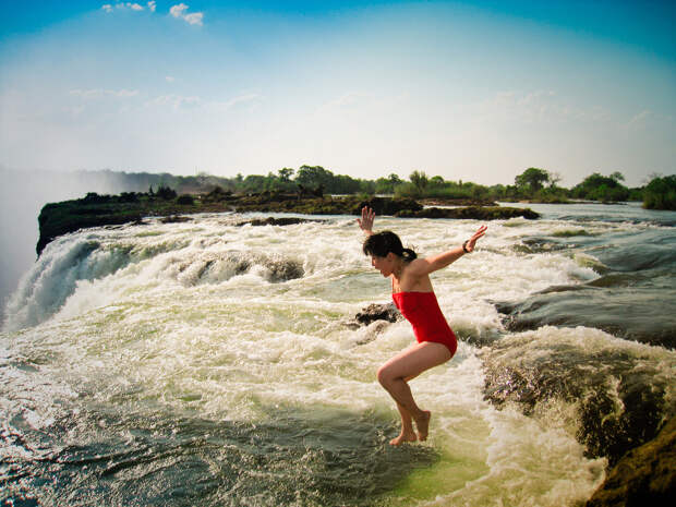 Купель Дьявола на водопаде Виктория Devils Pool 9 Купель Дьявола на водопаде Виктория