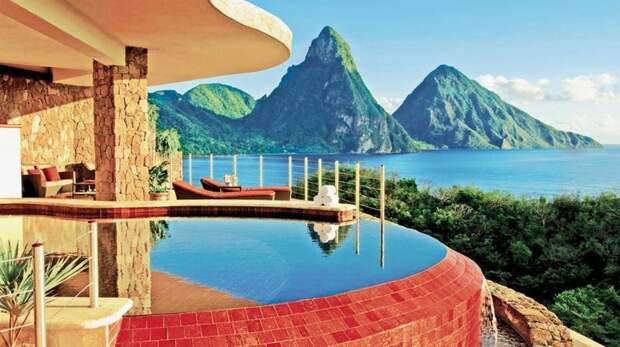 13. Jade Mountain Resort, Сент-Люсия Отель, гостиница, мир, номер, отдых, путешествие, фото